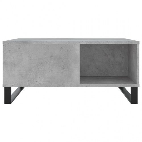 Sofabord 80x80x36,5 cm konstrueret træ betongrå