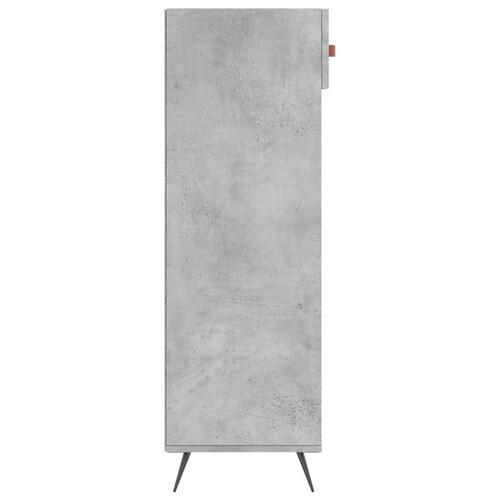 Skoreol 60x35x105 cm konstrueret træ betongrå