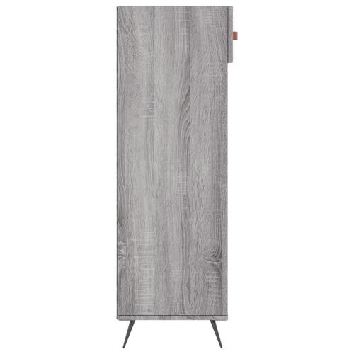 Skoreol 60x35x105 cm konstrueret træ grå sonoma-eg