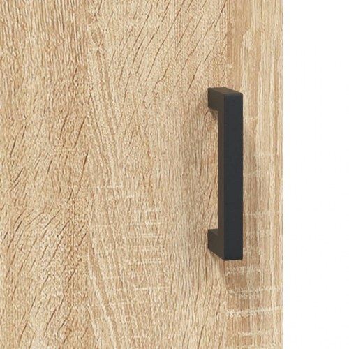 Skrivebord 140×50×75 cm i konstrueret træ - sonoma-eg