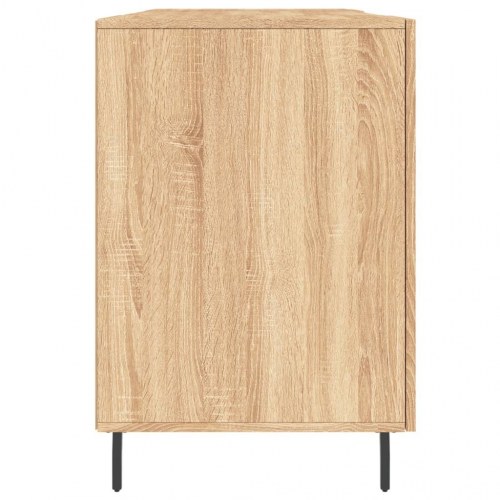 Skrivebord 140x50x75 cm konstrueret træ sonoma-eg