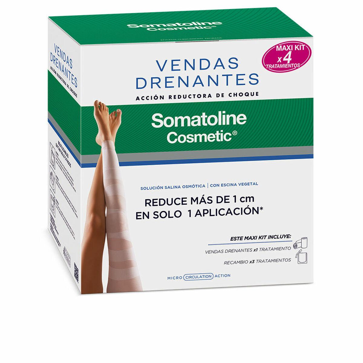 Bodylotion Somatoline drænende bandager - 4 dele