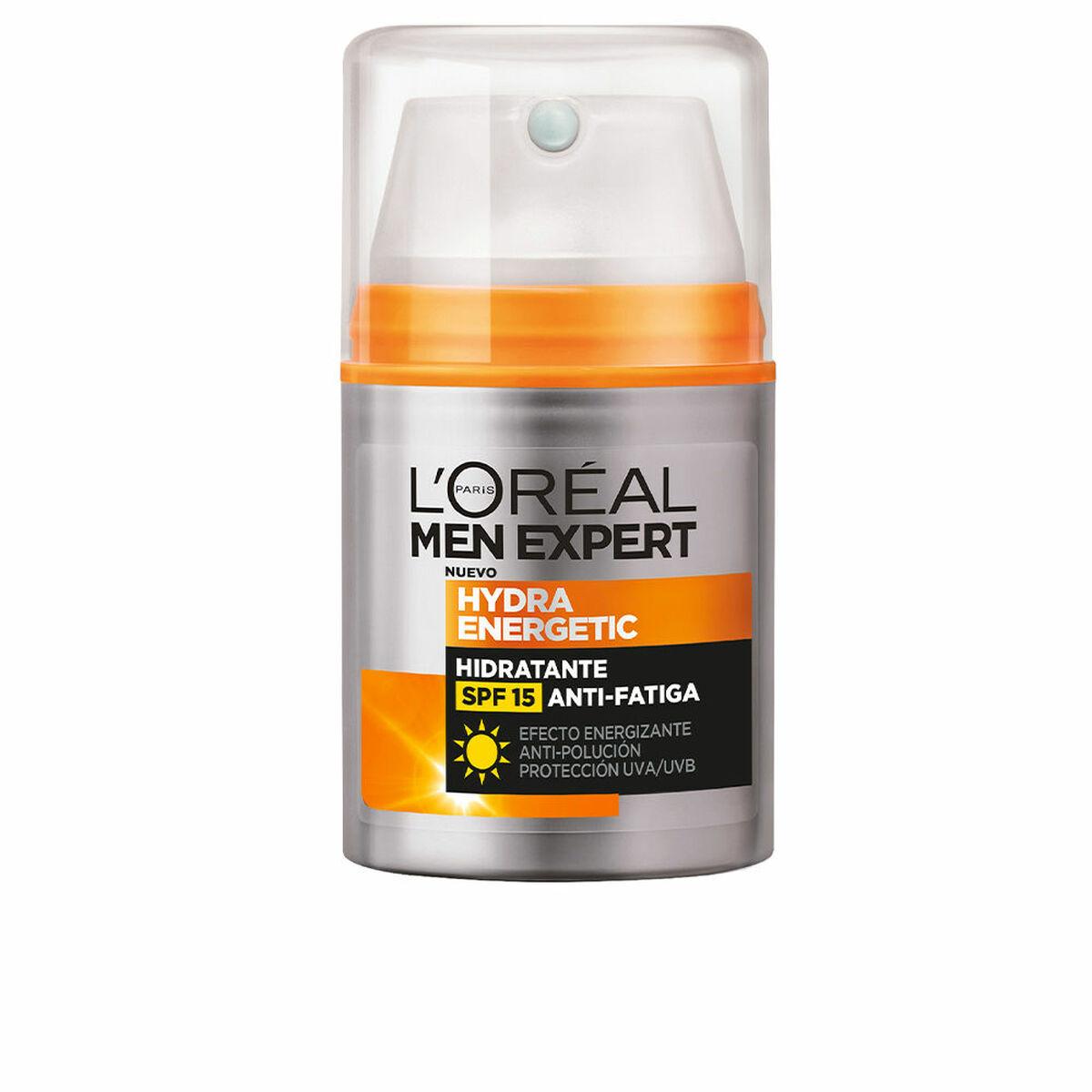 Dagsbehandling mod træthed L'Oreal Make Up Men Expert Hydra Energetic Spf 15 50 ml
