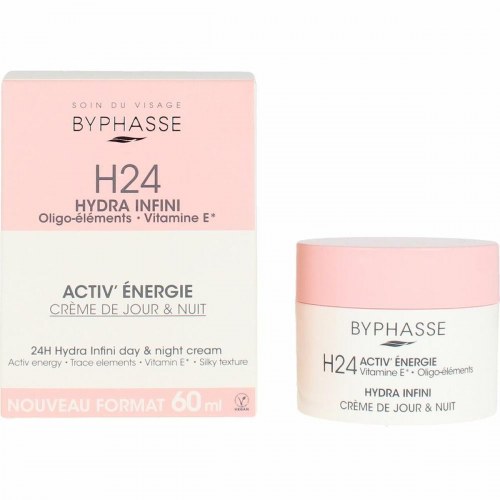 Byphasse H24 Hydra Infini ansigtscreme - dag & nat, 60 ml
