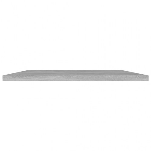 Boghylder - 4 stk. 80×40×1,5 cm i konstrueret træ, betongrå