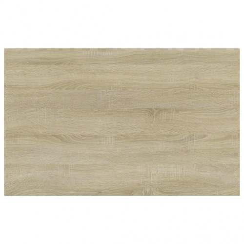 Boghylder 4 stk. 80x50x1,5 cm konstrueret træ sonoma-eg