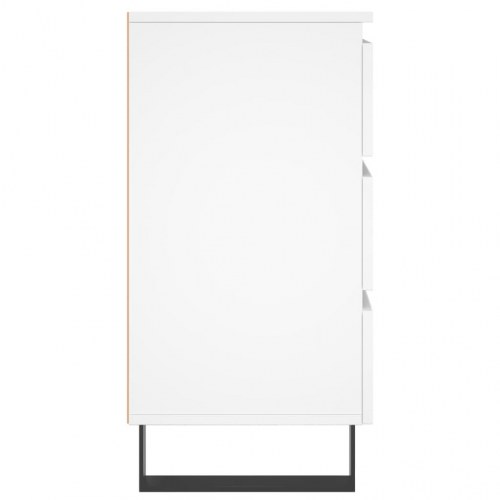 Sengeborde 2 stk. 40x35x69 cm konstrueret træ hvid