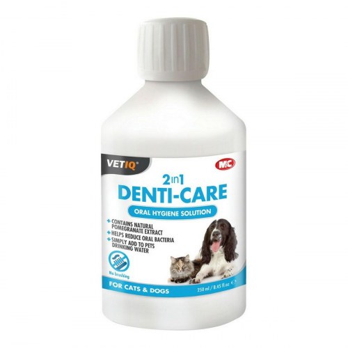 Tandpleje til hund og kat - Planet Line 2 in 1 mundhygiejne, 250 ml