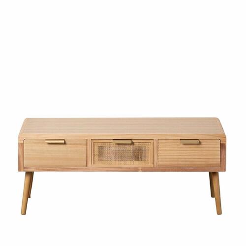 møbler HONEY Natur Paulonia træ Træ MDF 110 x 50 x 45 cm