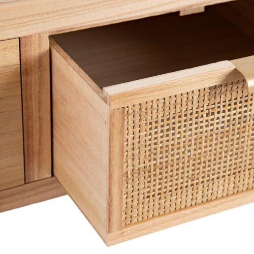 møbler HONEY Natur Paulonia træ Træ MDF 110 x 50 x 45 cm