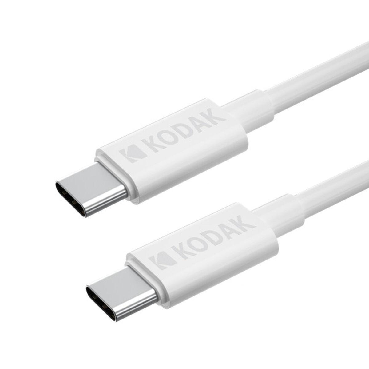 USB-C kabel - Kodak - hvid, 1 m
