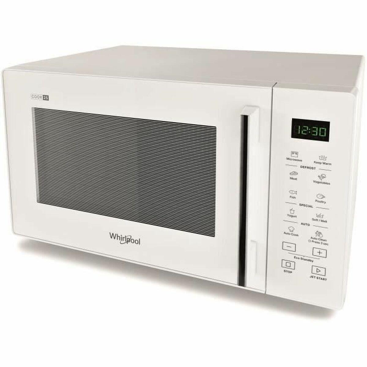 Mikrobølgeovn Whirlpool Corporation MWP2S1 Hvid 900 W 25 L