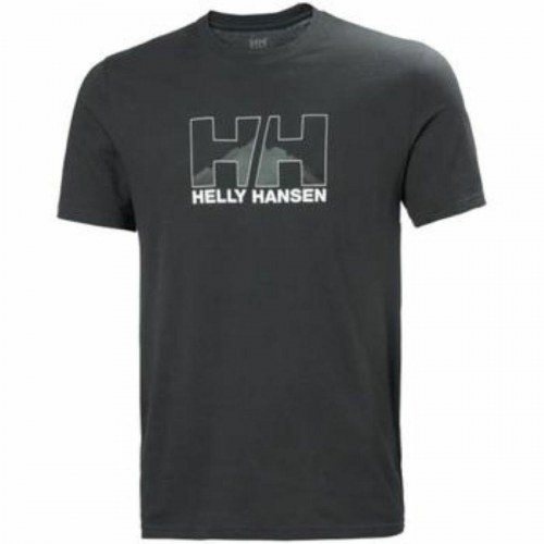 Kortærmet T-shirt til Mænd NORD GRAPHIC Helly Hansen 62978 981 Grå - L