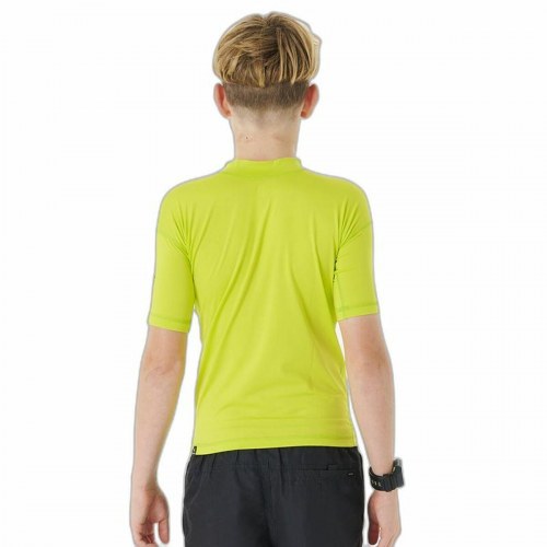 Rip Curl børne rashguard T-shirt, kort ærme, gul - 16 år