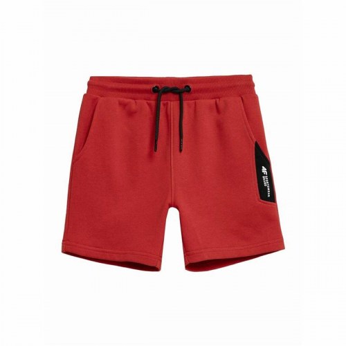 4F sportsshorts til børn M049 - rød, 9-10 år