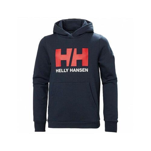 Hættetrøje til Børn HH LOGO HOODIE 2.0 Helly Hansen 41677 597 Marineblå 8 år