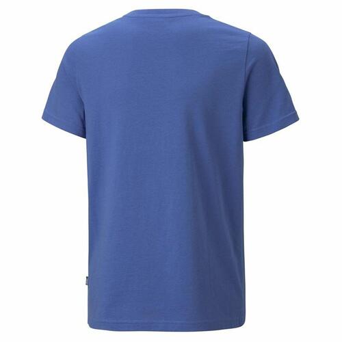 Kortærmet T-shirt til Børn Puma Essentials+ Street Art Grap Blå 4-5 år