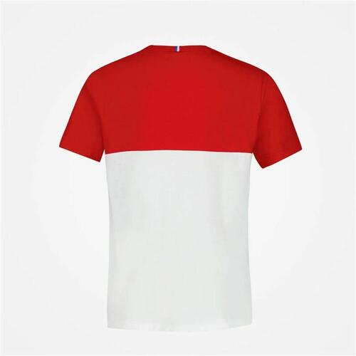 Kortærmet T-shirt til Børn Le coq sportif N°2 Tricolore Hvid 6 år