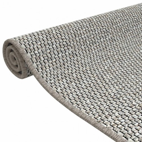 Tæppeløber 50×150 cm i sisallook - platina