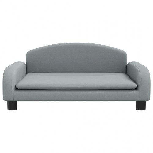 Børnesofa i stof - lysegrå, 70 × 45 × 30 cm