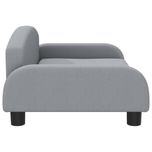 Børnesofa i stof - lysegrå, 70 × 45 × 30 cm