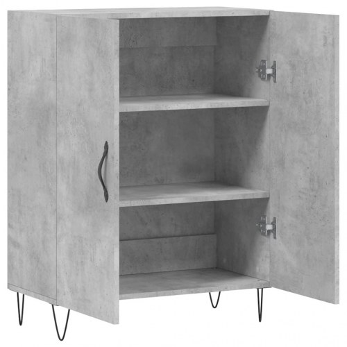 Skænk 69,5x34x90 cm konstrueret træ betongrå