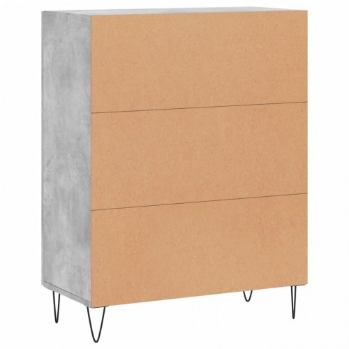 Skænk 69,5x34x90 cm konstrueret træ betongrå