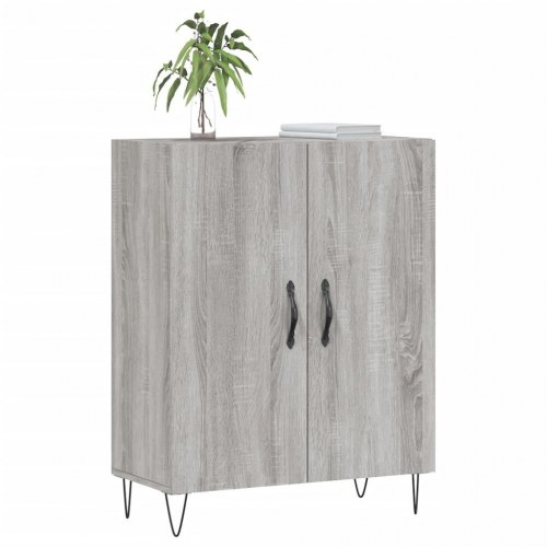 Skænk 69,5x34x90 cm konstrueret træ grå sonoma-eg