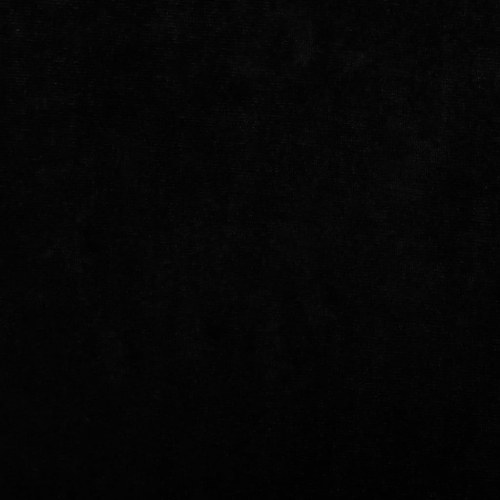 Hundeseng i velour - 60 × 40 × 30 cm, sort