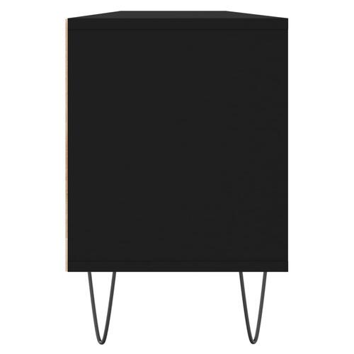 Tv-bord 150x30x44,5 cm konstrueret træ sort