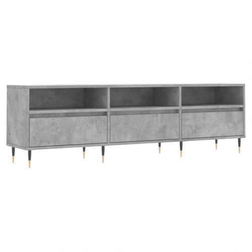 Tv-bord i konstrueret træ 150 × 30 × 44,5 cm - betongrå