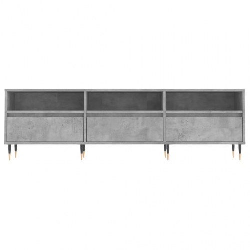 Tv-bord i konstrueret træ 150 × 30 × 44,5 cm - betongrå