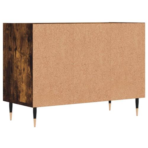 Tv-bord 69,5x30x50 cm konstrueret træ røget egetræsfarve