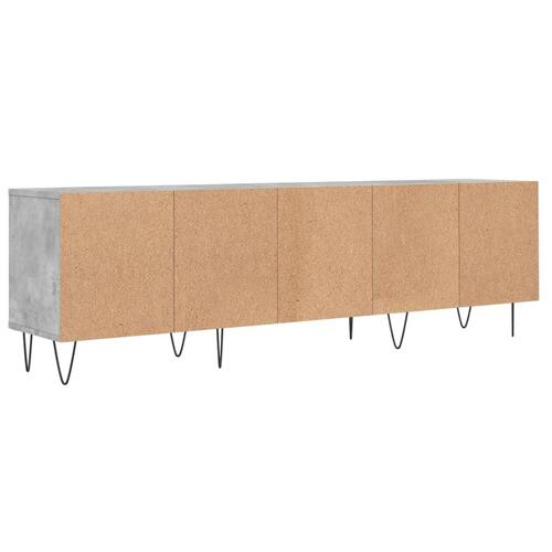 Tv-bord 150x30x44,5 cm konstrueret træ betongrå