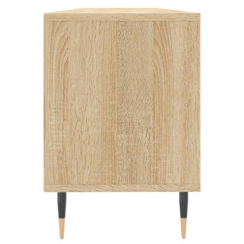 Tv-bord 150×30×44,5 cm i konstrueret træ - sonoma-eg