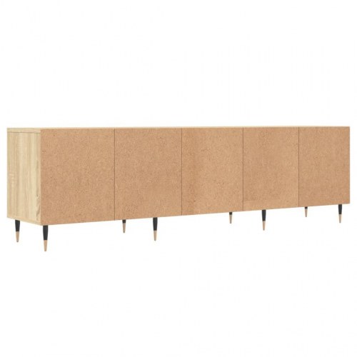 Tv-bord 150×30×44,5 cm i konstrueret træ - sonoma-eg