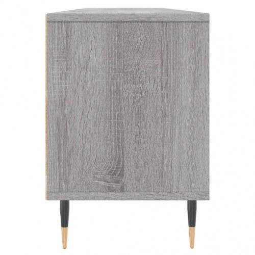 Tv-bord 150×30×44,5 cm i konstrueret træ - grå sonoma-eg