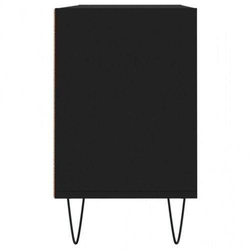 Tv-bord 103,5x30x50 cm konstrueret træ sort