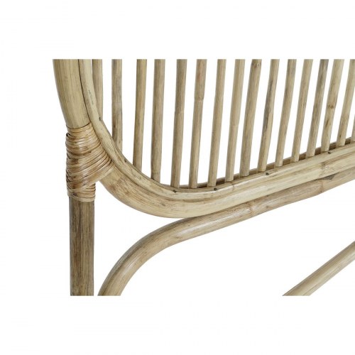 Sengegavl - Brun/Natur, 180 x 4 x 90 cm, spanskrør