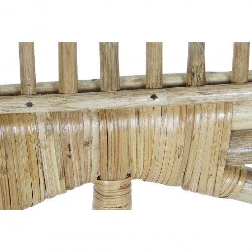 Sengegavl - Brun/Natur, 180 x 4 x 90 cm, spanskrør