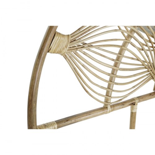 Sengegavl brun natur 180 × 90 cm spanskrør