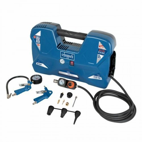 Scheppach Air Case luftkompressor 1100 W - 2 l, 230 V, 8 bar