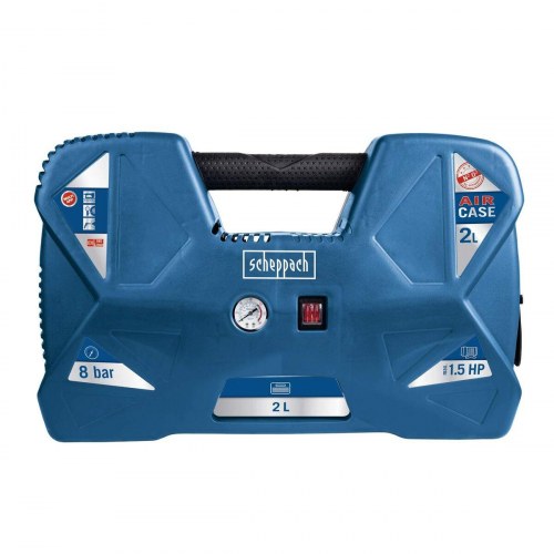 Scheppach Air Case luftkompressor 1100 W - 2 l, 230 V, 8 bar