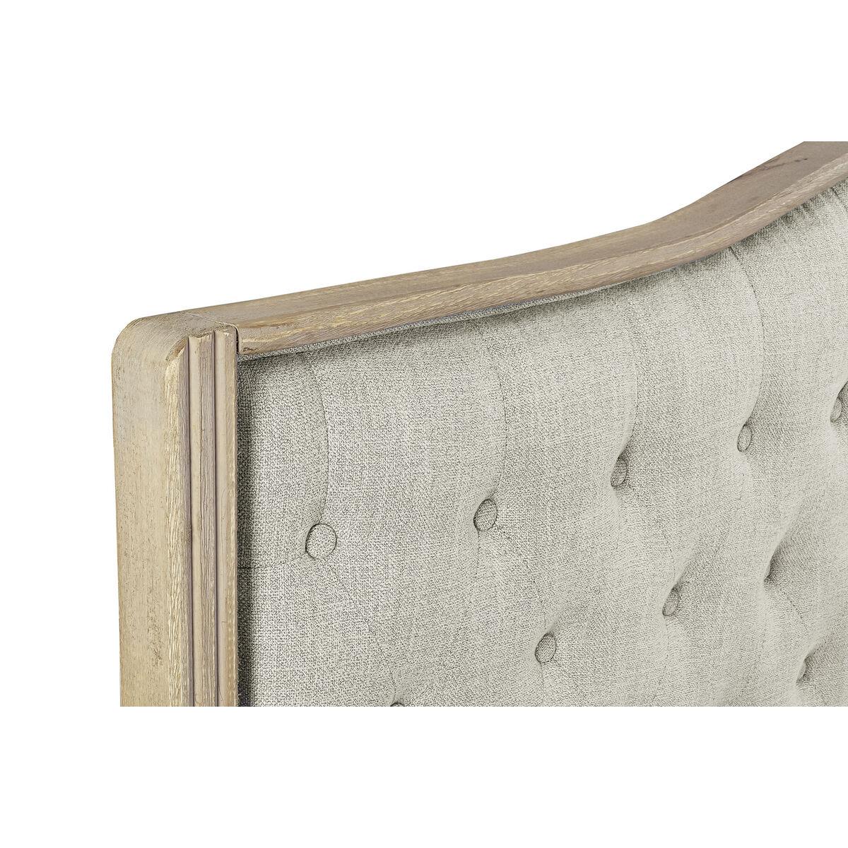 Sengegavl Beige Gummitræ 160 x 10 x 133 cm