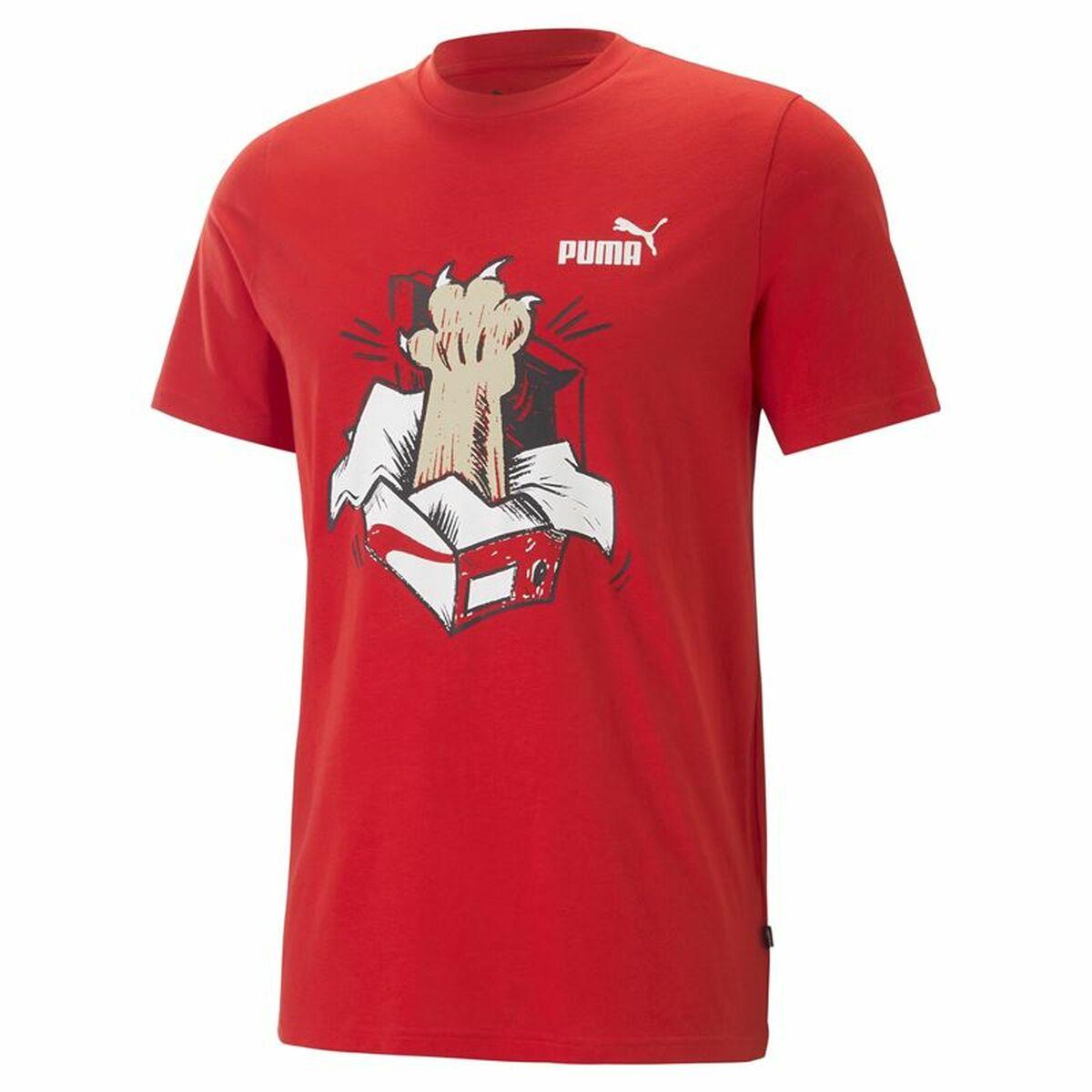 Kortærmet Shirt Puma Graphics Sneaker For All Time Rød Unisex