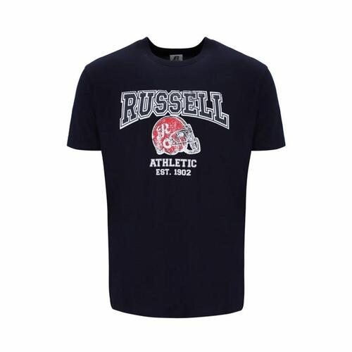 Kortærmet T-shirt Russell Athletic State Sort Mænd L