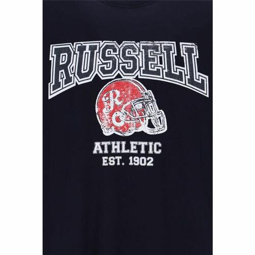 Kortærmet T-shirt Russell Athletic State Sort Mænd L