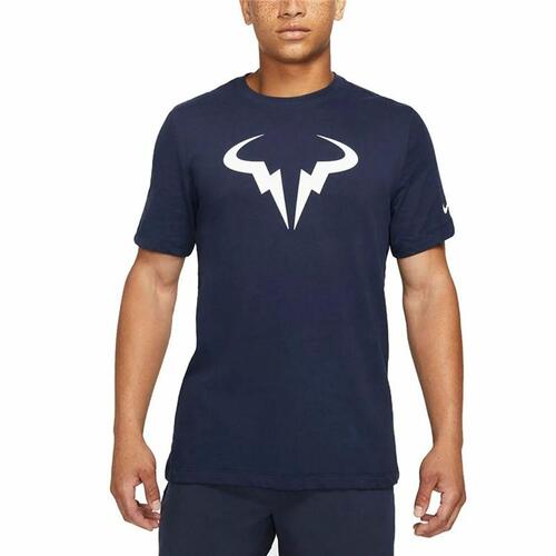 Kortærmet T-shirt til Mænd Nike Court Dri-FIT Rafa Blå S