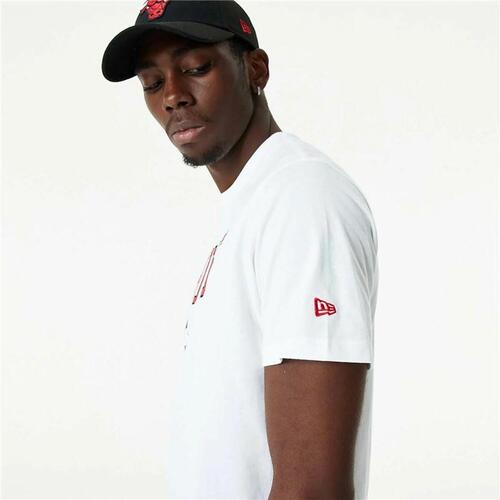 Basketballstrøje New Era NBA Chicago Bulls Hvid S