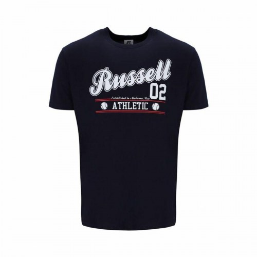 Kortærmet T-shirt Russell Athletic Amt A30311 Sort Mænd - XL